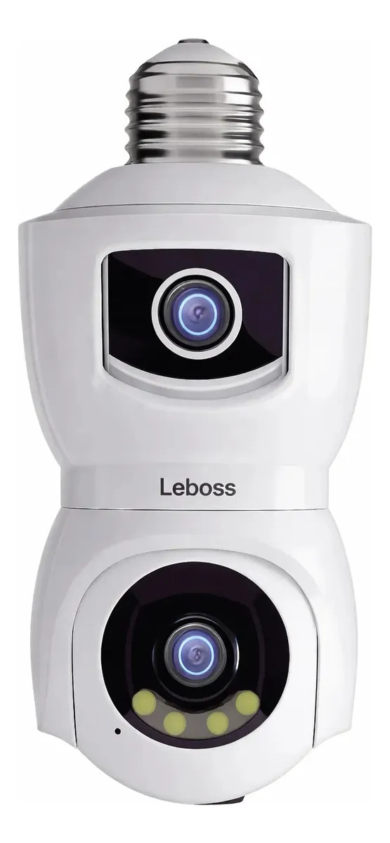 Câmera De Segurança Wifi Duas Lentes Com Rotação 360 - Imagem 7